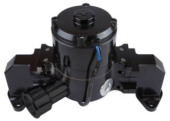 CVR Performance Products - CVR Performance Products Electric Water Pump - 1-13/16" Female O-Ring Inlet Port - 6.750" Height - Aluminum - Black - Big Block Chevy