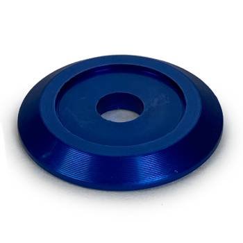 Dirt Defender Racing Products - Dirt Defender Countersunk Body Bolt Washer - 1/4" ID - 1-1/4" OD - Aluminum - Blue - (Set of 20)
