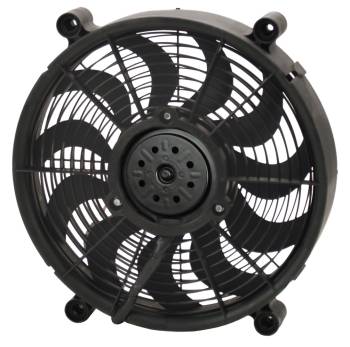 Derale Performance - Derale Electric Cooling Fan - Push/Pull - 2100 CFM - 12V - Curve Blade - 14-1/2 x 14-1/2" - 2-5/8" Thick - Plastic