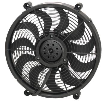 Derale Performance - Derale Electric Cooling Fan - Push/Pull - 2400 CFM - 12V - Curve Blade - 16-7/8 x 16-7/8" - 2-5/8" Thick - Plastic
