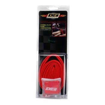 Design Engineering - Design Engineering Protect-A-Wire Thermal Protective Sleeving - 8 mm Diameter - 7 Ft. . Long - Glass Fiber - Red