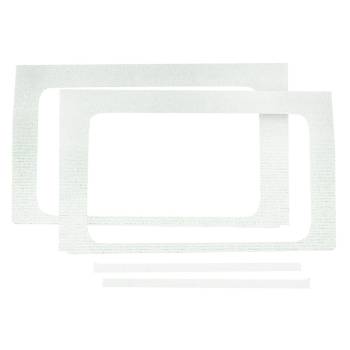 Design Engineering - DEI Rear Side Window Sound Barrier - White - 4 Door - Jeep Wrangler JL 2018-19 (Pair)