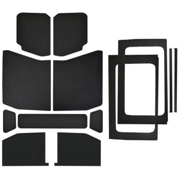 Design Engineering - DEI Headliner/Rear Side Windows Sound Barrier - Black - 4 Door - Jeep Wrangler JL 2018-19