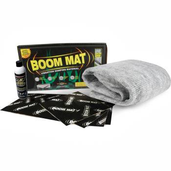 Design Engineering - DEI Thermal and Acoustics Interior Kit Heat and Sound Barrier 25 Sq ft Boom Mat 35 Sq ft Under Carpet Lite Boom Mat Glue - Small Car