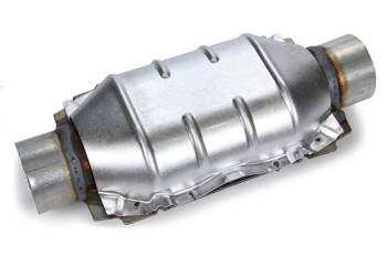 DynoMax Performance Exhaust - DynoMax Catalytic Converter - 2-1/2" Outlet - 6-1/8 x 4-1/4" Case - 14" Long - Stainless