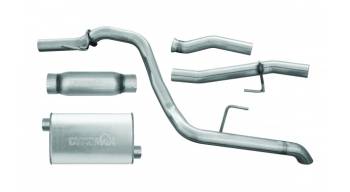 DynoMax Performance Exhaust - DynoMax QuietCrawler Exhaust System - Cat-Back - 2.5" Diameter - Single Rear Exit - 2.5" Tip - Stainless
