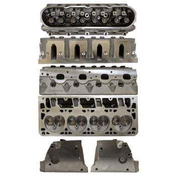 EngineQuest - EngineQuest Assembled Cylinder Head - 2.000 in/1.570" Valves - 211 cc Intake - 71 cc Chamber - Aluminum - GM LS-Series