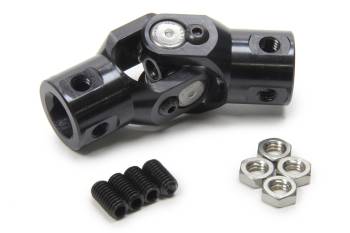 Flaming River - Flaming River Steering Universal Joint - 3/4" Double D to 3/4" Double D - Chromoly - Black Paint - Universal