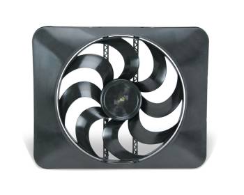Flex-A-Lite - Flex-A-Lite Direct Fit Black Magic Xtreme Electric Cooling Fan - 15" Fan - Puller - 3300 CFM - 12V - Curved Blade - Plastic