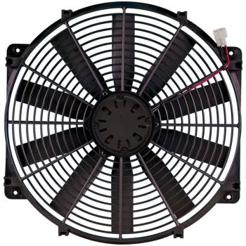 Flex-A-Lite - Flex-A-Lite LoBoy Electric Cooling Fan - 16" Fan - Pusher - 2500 CFM - 12V - Straight Blade - 16 x 16-1/2" - 3-3/16" Thick - Plastic