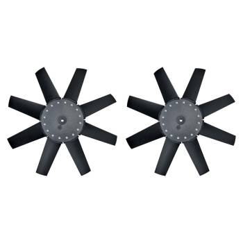 Flex-A-Lite - Flex-A-Lite Replacement Electric Fan Blade - 13-1/2" - Straight Blade - Plastic - Black - Flex-A-Lite Electric Fans - (Pair)