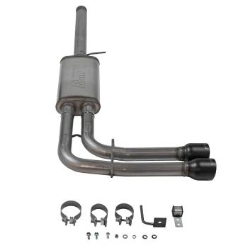 Flowmaster - Flowmaster FlowFX Exhaust System - Cat-Back - 2-1/2" Diameter - Side Exit - Dual 4" Black Tips - Stainless