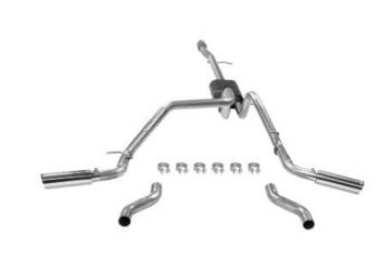 Flowmaster - Flowmaster FlowFx Exhaust System - Cat-Back - 2-1/2" Diameter - Dual Side Exit - 9-1/2" Polished Tips - Stainless - 5.3 L