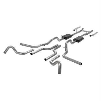 Flowmaster - Flowmaster American Thunder Exhaust System - Header-Back - 2-1/2" Tailpipe - Stainless