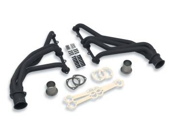 Flowtech - Flowtech Long Tube Headers - 1-1/2" Primary - 3" Collector - Steel - Black Paint - Small Black Chevy
