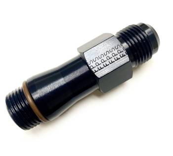 Fragola Performance Systems - Fragola Adapter Fitting - Straight - 10" AN to 7/8-14 Male O-Ring - Aluminum - Black