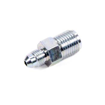 Fragola Performance Systems - Fragola Adapter Fitting - Straight - 3 AN Male to 7/16-24" Inverted Flare Male - Steel - Zinc Oxide - Hardline