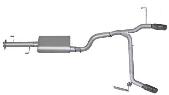Gibson Performance Exhaust - Gibson Cat-Back Exhaust System - 2-1/2" Diameter - Dual Rear Exit - 3-1/2" Polished Tips - 4.0 L
