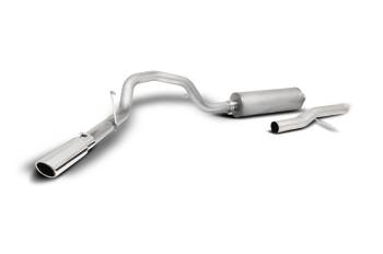 Gibson Performance Exhaust - Gibson Cat-Back Exhaust System - 3" Diameter - Single Side Exit - 4" Polished Tip - Stainless - Small Block Chevy