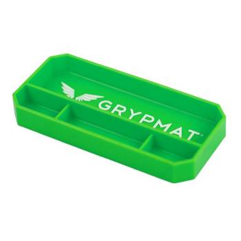 Grypmat - Grypmat Grypmat Tool Tray - 9 x 4.25" - Rectangular - 1" Thick - Chemical Resistant - Silicone - Green