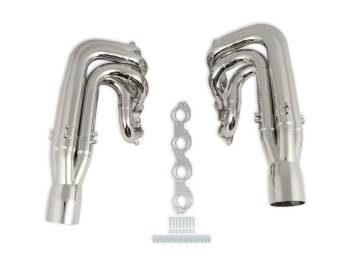 Hooker - Hooker Racingheart Headers - 3-Step - 2-1/8 to 2-1/4 to 2-3/8" Primary - 4-1/2" Collector - Stainless - Chrome - Big Block Chevy