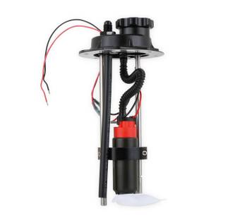 Holley - Sniper EFI Fuel Pump - Electric - In-Tank - 340 lph - 6AN inlet Port - 6AN Outlet Port - Black