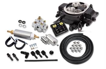 Holley Sniper EFI - Sniper EFI Quadrajet Fuel Injection System - Inline Fuel Pump/Wiring/Hardware Included - Software Tunable - Plug-and-Play - GM