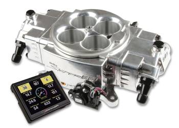 Holley Sniper EFI - Sniper Stealth EFI Fuel Injection System - Throttle Body - Square Bore - Aluminum - Polished