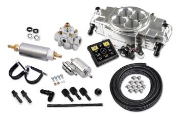 Holley Sniper EFI - Sniper Stealth EFI Fuel Injection System - Master - Throttle Body - Square Bore - Aluminum - Polished