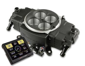 Holley Sniper EFI - Sniper Stealth EFI Fuel Injection System - Throttle Body - Square Bore - Aluminum - Black