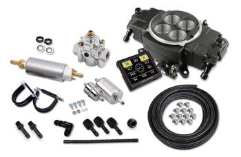 Holley Sniper EFI - Sniper Stealth EFI Fuel Injection System - Master - Throttle Body - Square Bore - Aluminum - Black