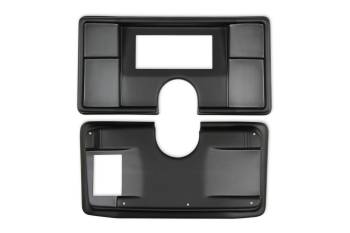 Holley EFI - Holley EFI Gauge Mounting Panel - Dash Bezel - Plastic - Black