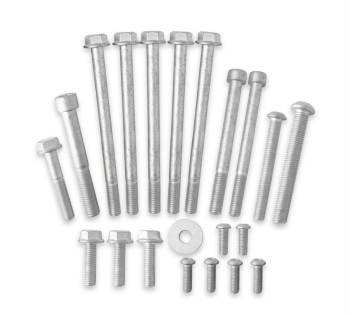 Holley - Holley Water Pump Bolt Kit - Steek - Nickel Oxide - Small Block Chevy