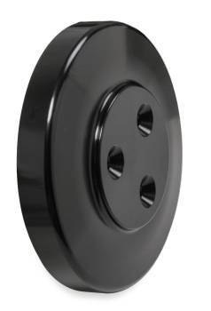 Holley - Holley Air Conditioning Pulley Cover - Black - Sanden SD7 Compressors