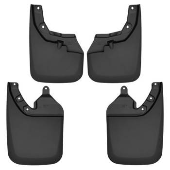 Husky Liners - Husky Liners Mud Guards Mud Flap - Front/Rear - Plastic - Black/Textured - Factory Fender Flares