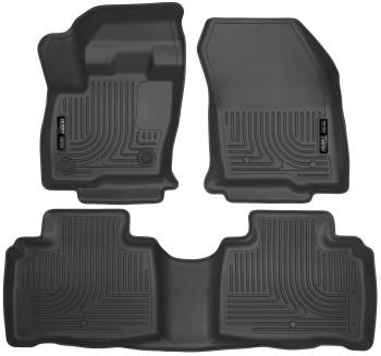 Husky Liners - Husky Liners Weatherbeater Floor Liner - Front and 2nd Row - Plastic - Black