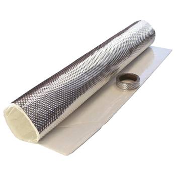 Heatshield Products - Heatshield Products Sticky Shield - 1/8" Thick x 36" Wide x 4 Ft. . Long - 1100 Degrees - Aluminized Multi-Layer Cloth