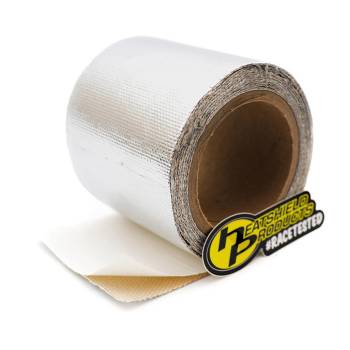 Heatshield Products - Heatshield Products Thermaflect Tape - 4" Wide - 10 Ft. . Roll - Self Adhesive Backing - Aluminized Fiberglass Cloth - Silver