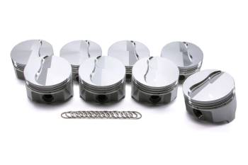 Icon Pistons - Icon Pistons Premium Forged Piston - Forged - 4.080" Bore - 1/16 x 1/16 x 3/16" Ring Grooves - Minus 5.0 cc - Ford FE-Series - (Set of 8)