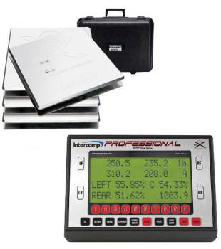 Intercomp - Intercomp SW777RFX Scale System - Electric - 10" Square - 1600 lb Capacity Pad - Bluetooth/Wireless - Aluminum