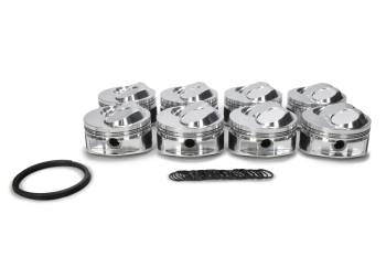 JE Pistons - JE Pistons Nitrous Series Dome Piston - Forged - 4.600" Bore - 1/16 x 1/16 x 3/16" Ring Grooves - Plus 45.0 cc - Big Block Chevy - (Set of 8)