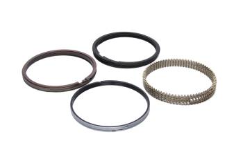 JE Pistons - JE Pistons File Fit Piston Rings - 4.130" Bore - 0.043" x 0.043" x 3 mm Thick - Low Tension - Iron - 8 Cylinder