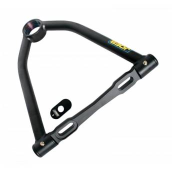 JOES Racing Products - JOES Control Arm - Slotted Bearing Style - Upper - 11.500" Long - 10 Degree - Screw-In Ball Joint - Steel - Black Powder Coat