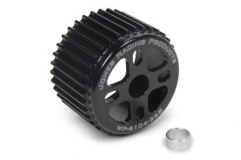 Jones Racing Products - Jones Racing Products HTD Water Pump Pulley - 2" Wide - 36 Tooth - 5/8" or 3/4" Shaft - 4-Bolt Pattern - Aluminum - Black - Universal