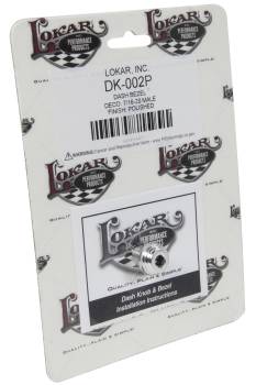 Lokar - Lokar Deco Dash Knob Bezel - 7/16-20 Male Thread - Billet Aluminum - Polished