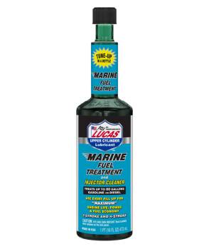Lucas Oil Products - Lucas Marine Fuel Treatment and Injector Cleaner - System Cleaner - Corrosion Inhibitor - Lubricant - 16.00 oz Bottle - Gas
