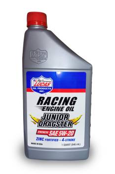 Lucas Oil Products - Lucas Lucas Junior Dragster Racing Oil - 5W20 - Synthetic - 1 qt Bottle
