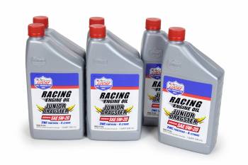 Lucas Oil Products - Lucas Lucas Junior Dragster Racing Oil - 5W20 - Synthetic - 1 qt Bottle - (Set of 6)