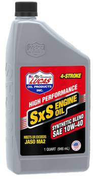 Lucas Oil Products - Lucas SxS Motor Oil - 10W40 - Semi-Synthetic - 1 qt Bottle