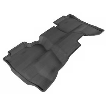 3D MAXpider - 3D MAXpider Kagu Floor Liner - 2nd Row - Plastic - Black/Textured - Double Cab